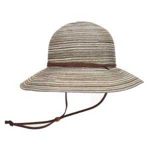 Chapeau de Paille Pliable Ladies Breeze Wanderlust - Brown Mix