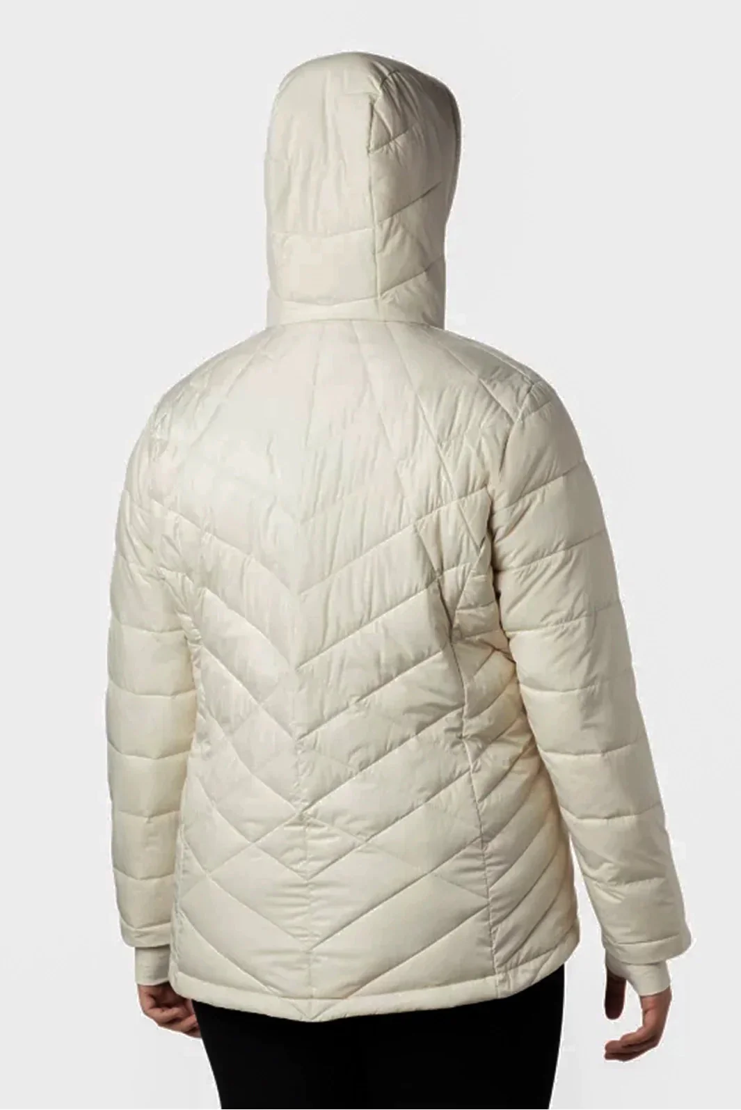 Manteau à Capuchon Heavenly Taille Plus (Chalk) de Columbia – Image 2
