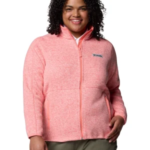 2085722-685-AlpenglowHeather-Columbia-Front.jpgv1743601899 Veste Polaire Sweater Weather II Taille Plus - Alpenglow Heather