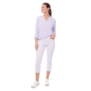 Capri 24"  Lilas Striped Swing Control