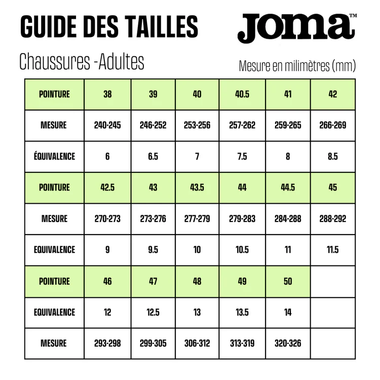 Soulier de soccer intérieur Tactico Joma – Image 6
