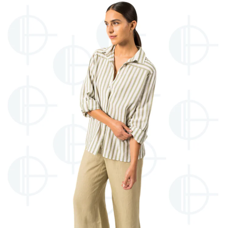 Chemisier en lin Camille Saint-James – Image 2