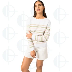 Pull rayé Écrins en coton Saint-James