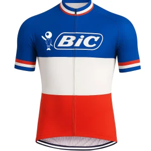 Maillot de Cyclisme rétro Bic Orange - REDTED