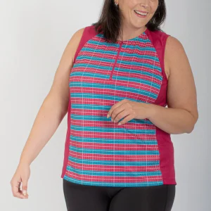 Maillot Circuit Taille Plus - Rose Dot