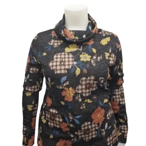 Chandail Galaxie Taille Plus - Noir/Orange