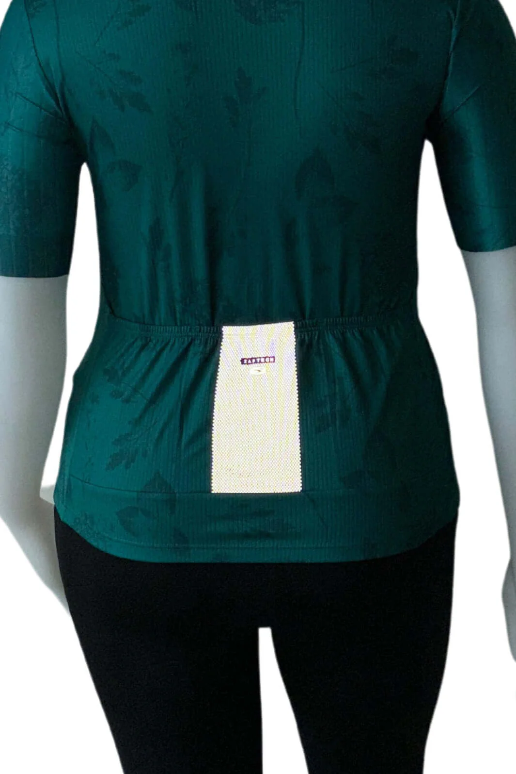 Maillot de Vélo Evolution Print Taille Plus - Wild Green Emerald Hydrangea – Image 3