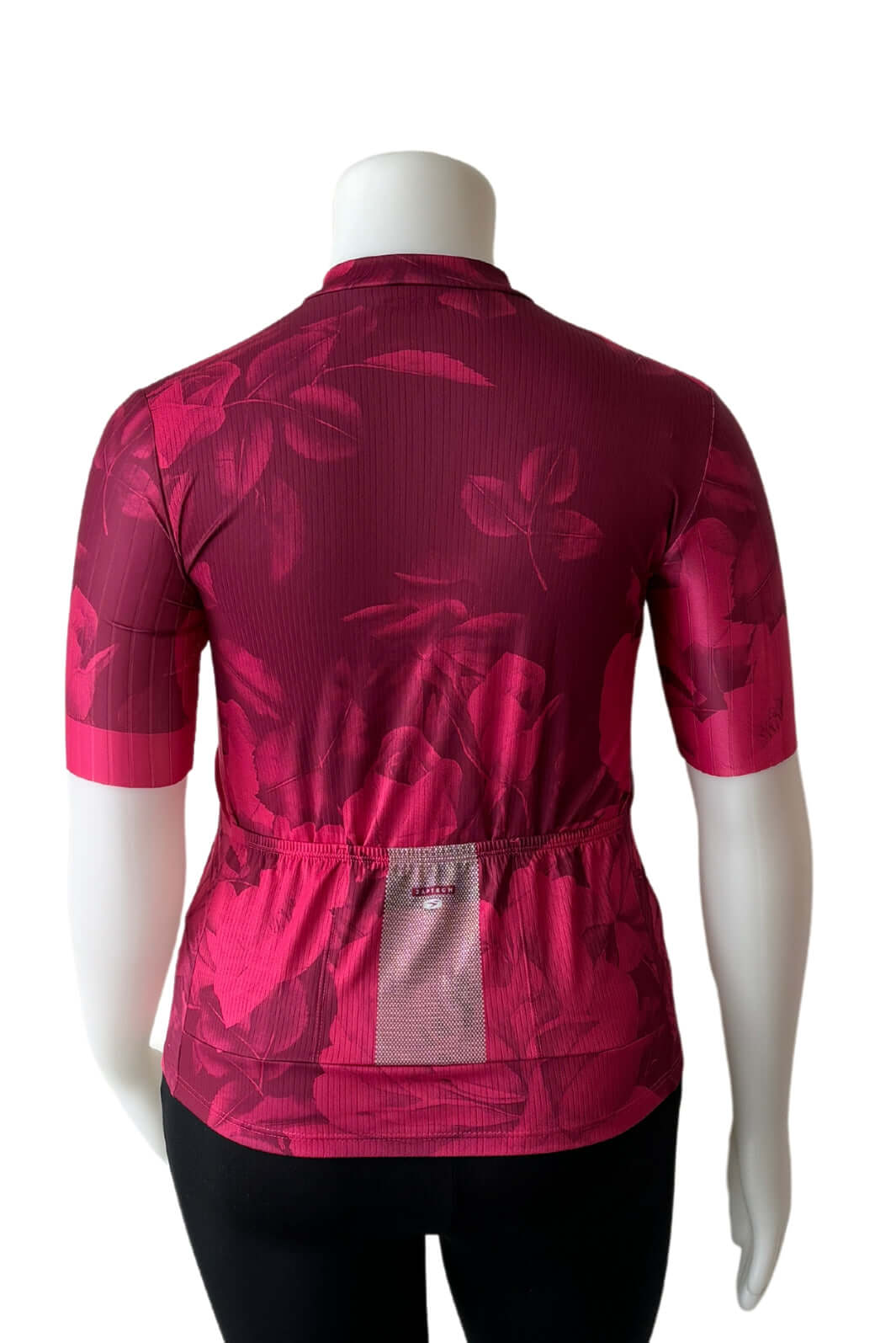 Maillot de Vélo Evolution Print Taille Plus - Raspberry Sorbet Roses – Image 2