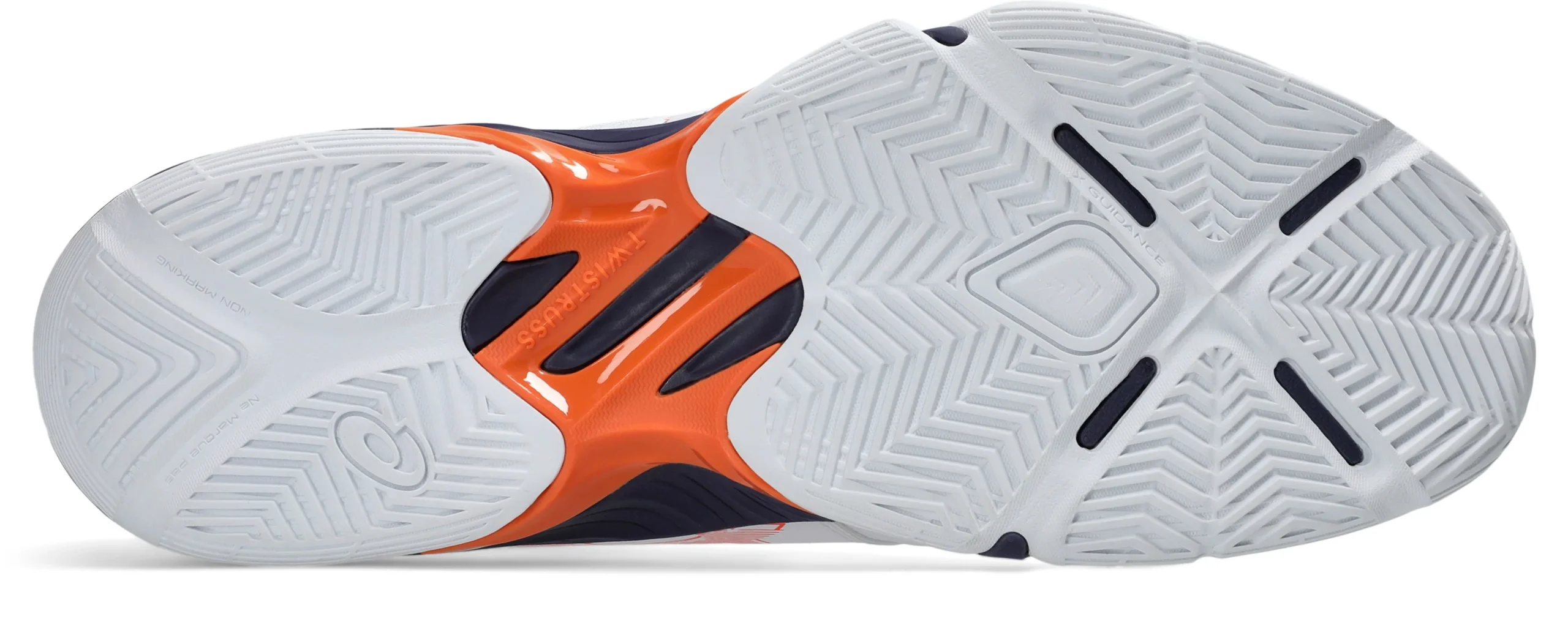 Chaussures Indoor Asics Blade FF Homme Blanc orange PE25 – Image 3