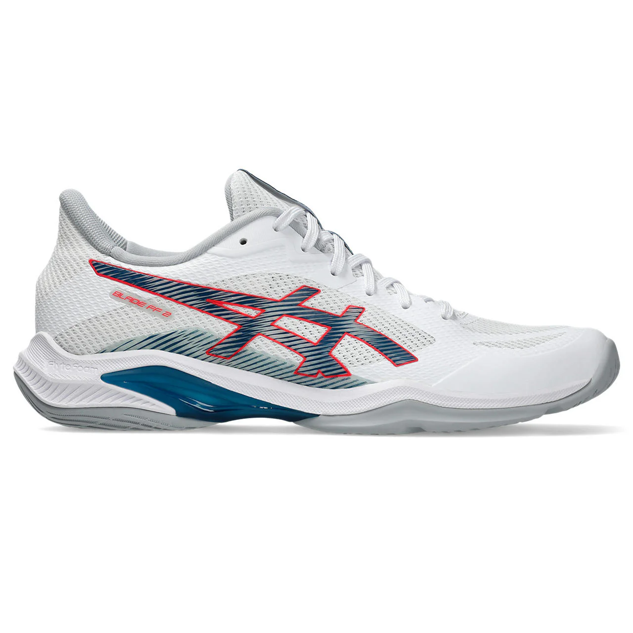 Chaussures indoor Asics Blade FF 2 Homme Blanc bleu
