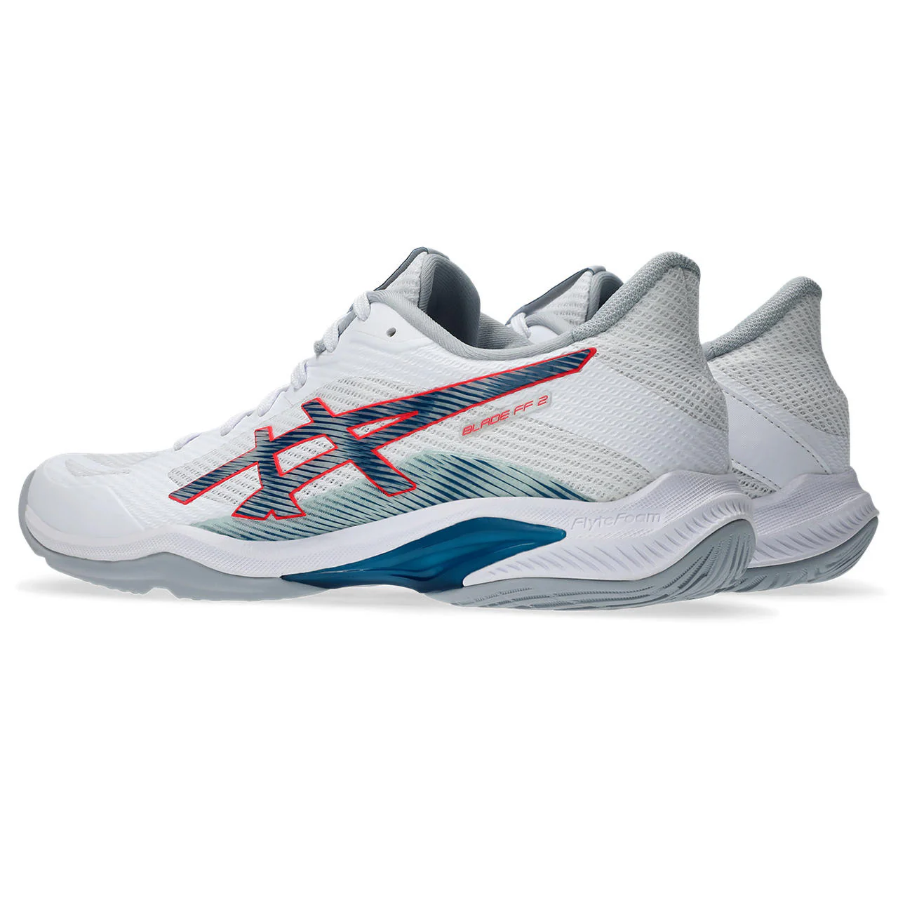 Chaussures indoor Asics Blade FF 2 Homme Blanc bleu – Image 4