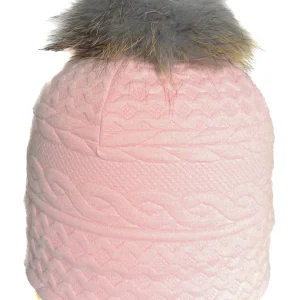 Tuque (Jacquard rose tendre) de Flocon Sport