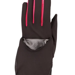 Gants Run for Cover - Noir & Fuchsia
