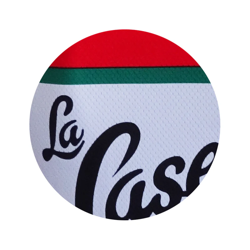 Maillot de cyclisme rétro La Casera - Rouge – Image 3