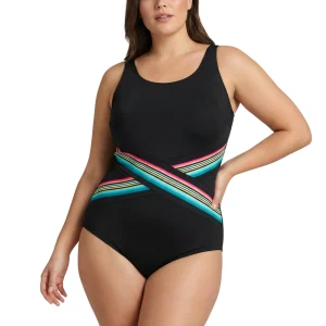 Maillot-de-Bain-Encolure-U-Taille-Plus-Gabar-G7W215P-004-NOIR-MULTI-Devant.jpgv1764881505 Maillot de Bain Encolure U Taille Plus (Bonnet C) - Noir Multi