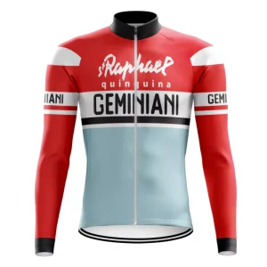 Maillot Cycliste Vintage Geminiani Manches Longues
