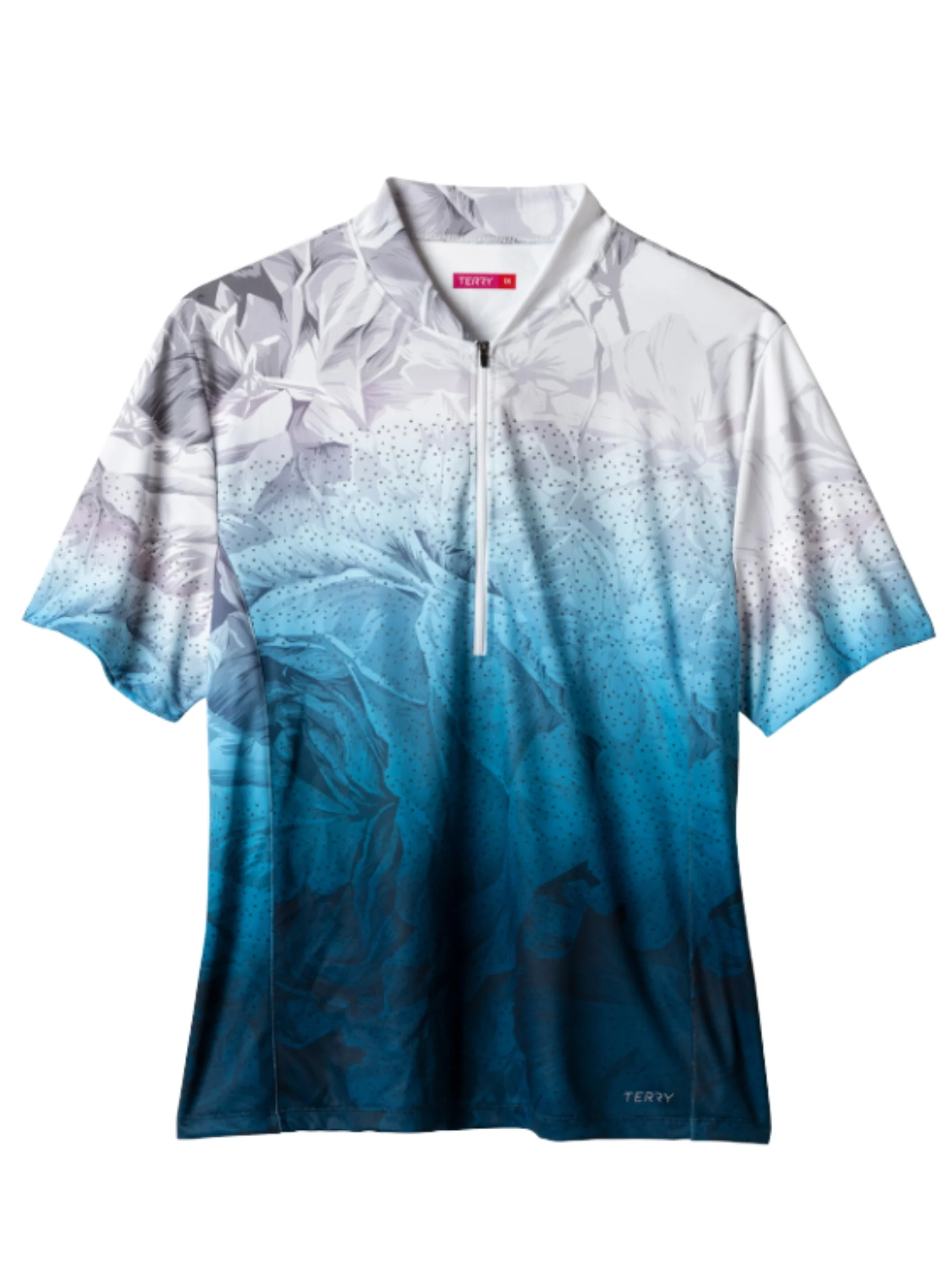 Maillot de vélo manches courtes Actif Jersey Taille Plus - Into The Blue – Image 2