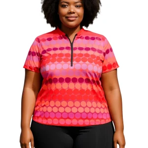 Maillot de vélo manches courtes Breakaway Mesh - Pink Dots