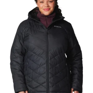 Manteau à Capuchon Heavenly Taille Plus - Black