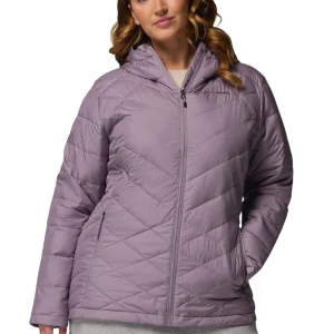 Manteau à Capuchon Heavenly Taille Plus - Shale Purple