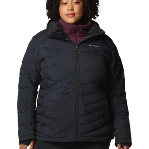 Manteau à Capuchon Joy Peak II Taille Plus - Black