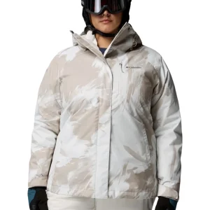 Manteau à Imprimé Interchangeable Whirlibird V Taille Plus - Dark Stone Snowflight