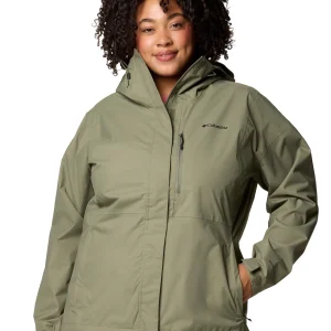 Manteau à Capuchon Hikebound II Taille Plus - Stone Green