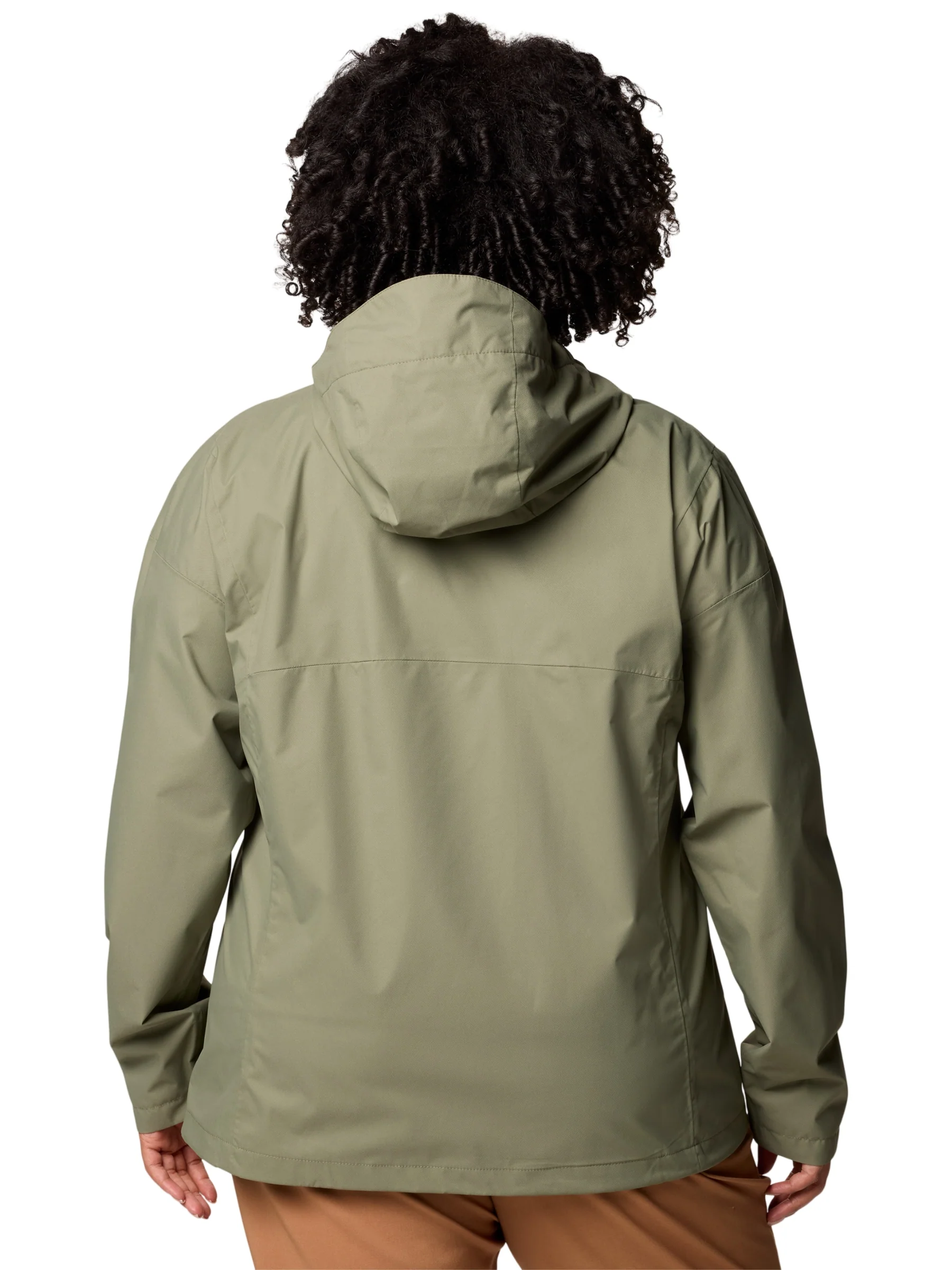 Manteau à Capuchon Hikebound II Taille Plus - Stone Green – Image 5