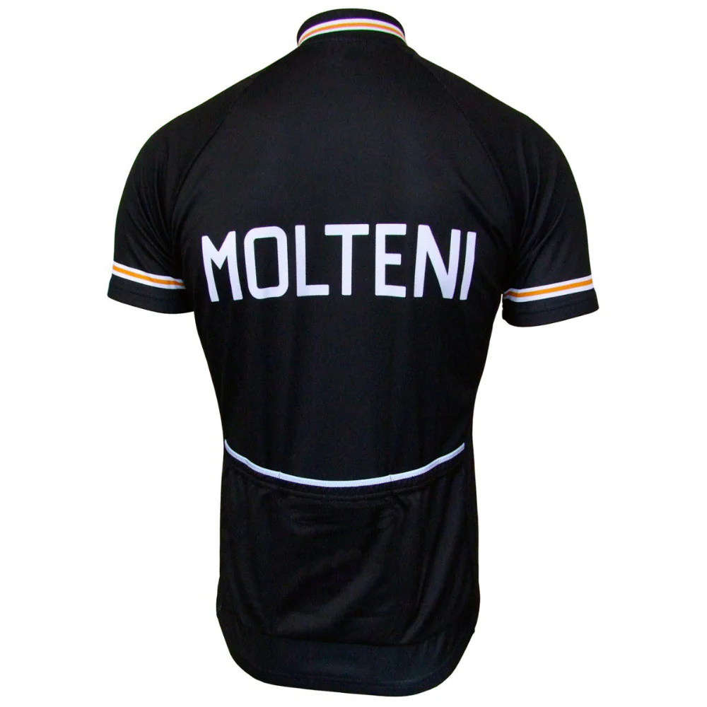 Maillot de Cyclisme rétro Molteni - Noir – Image 2