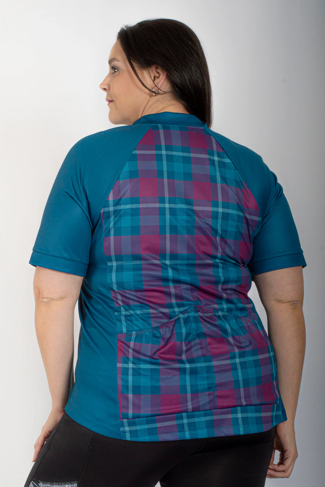 Maillot Routier Taille Plus - Sarcelle – Image 2