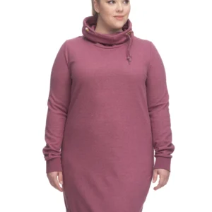 Robe Chloé Solid Taille Plus - Plum