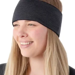 SW0SC969_blackcharcoalheather_bandeausmartwool_femme.jpgv1730126229 Bandeau Réversible Merino 250 (Black Charcoal Heather) de Smartwool