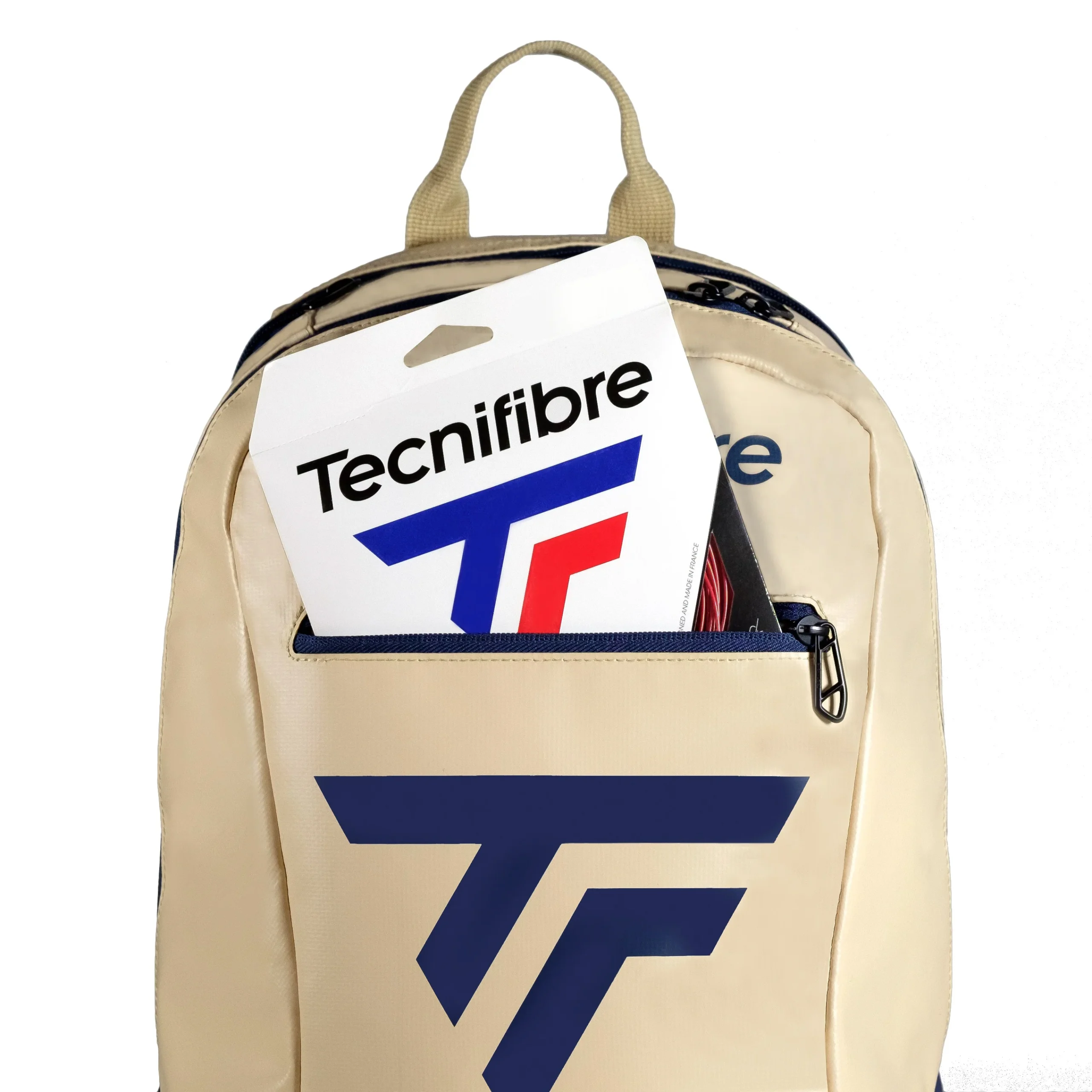 Sac de tennis Tecnifibre Tour Endurance Sac a dos Beige – Image 2