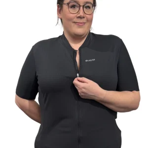 Maillot de Vélo Essence Taille Plus - Black