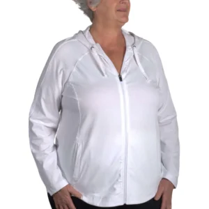 Chandail Iris Taille Plus - Blanc