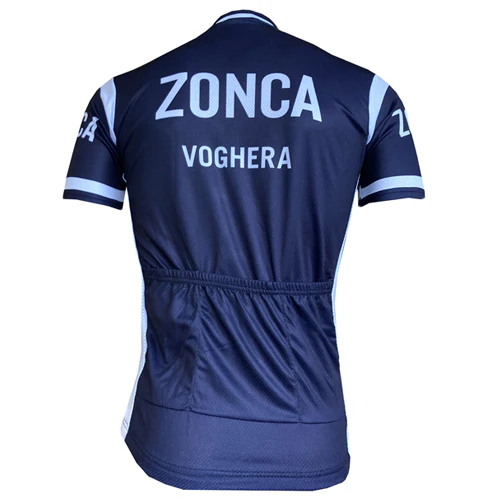 Maillot de cyclisme rétro - Edition limitée Zonca - Bleu – Image 3