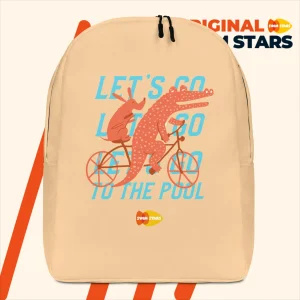 all-over-print-minimalist-backpack-white-front-6602b6b6c820d.jpgv1711453888 Sac à dos Let's go to the pool