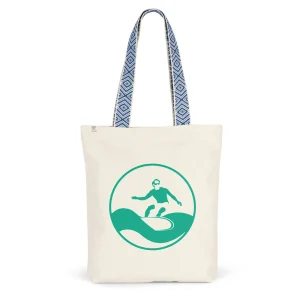 Tote bag Ethnique - Coton recyclé - Surf H