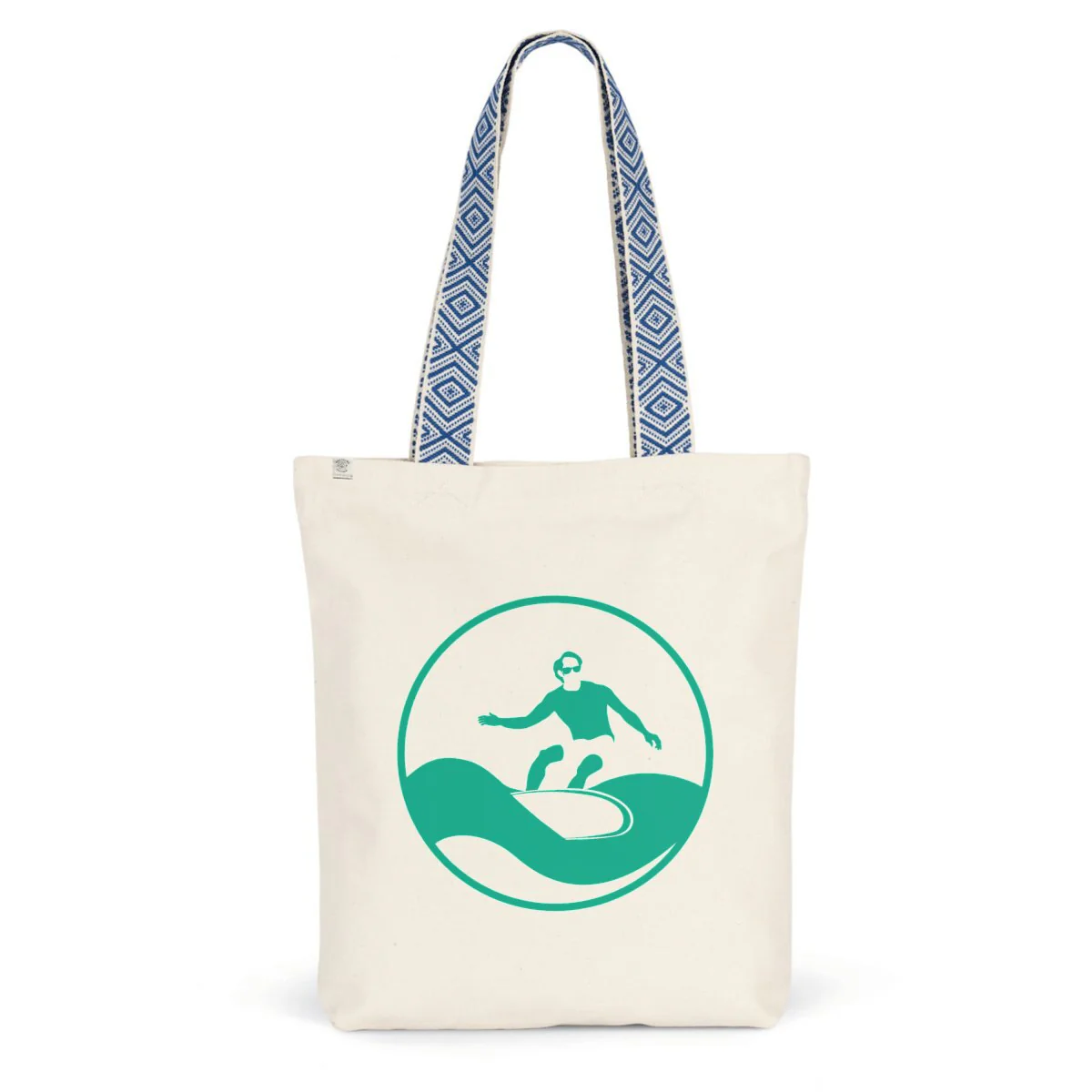 Tote bag Ethnique - Coton recyclé - Surf H
