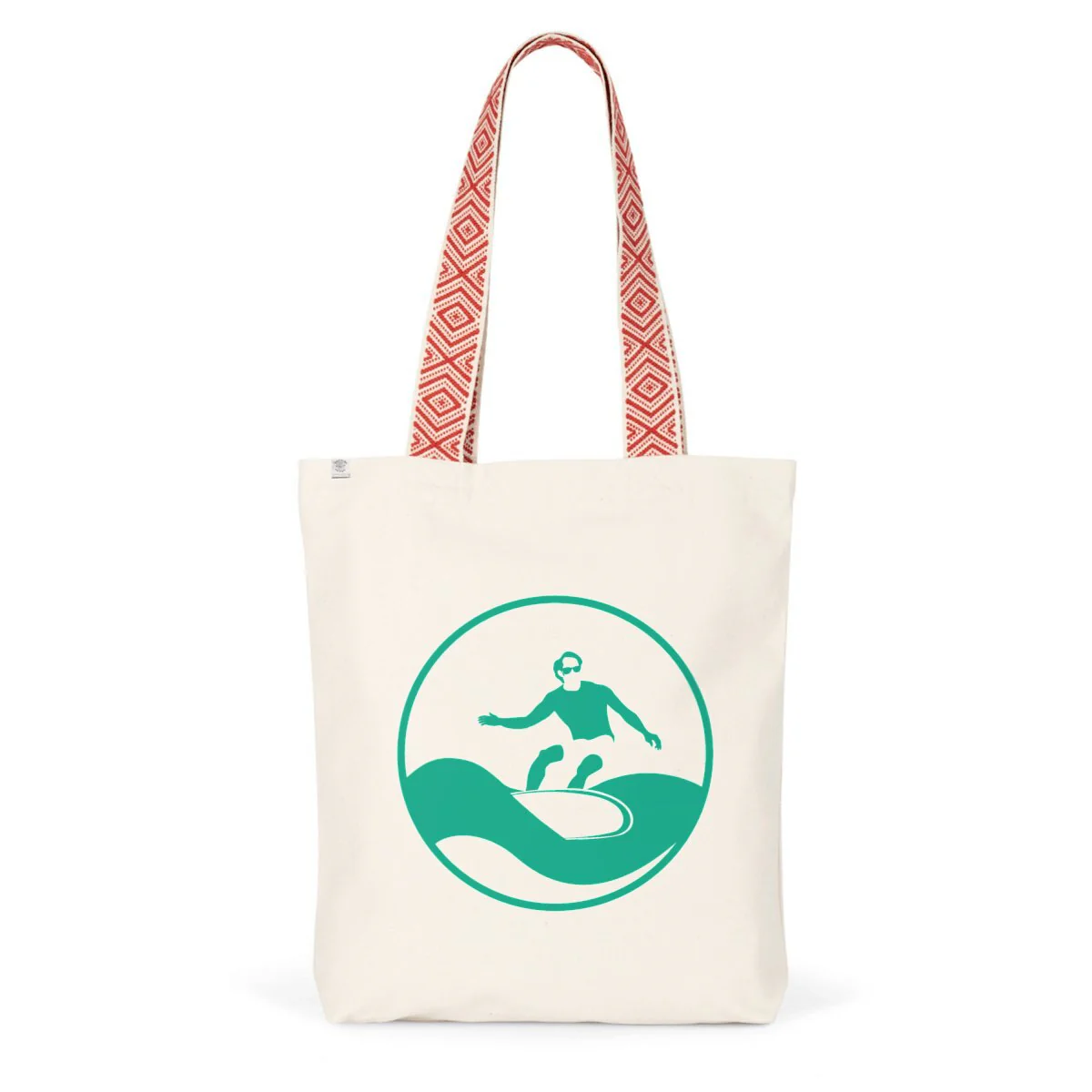 Tote bag Ethnique - Coton recyclé - Surf H – Image 2