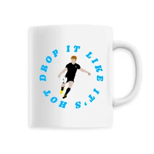 Mug céramique - Anse colorée - 330 ml - Drop it like it's hot