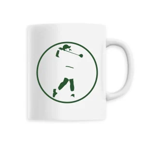 Mug céramique - Anse colorée - 330 ml - Golf H