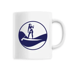 Mug céramique - Anse colorée - 330 ml - Stand up paddle W