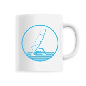 Mug céramique - anse colorée - 330 ml - Funboard W