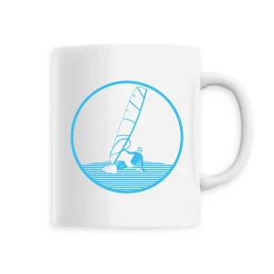 Mug céramique - Anse colorée - 330 ml - Funboard H