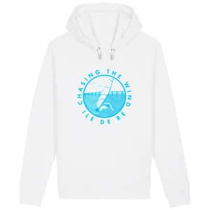 face_blanc_1124265293_d6e1afc6-db6e-4595-9453-70d047117dc8.jpgv1702499025 Sweatshirt à capuche Femme - Poches latérales - Coton BIO - Chasing the wind planche W