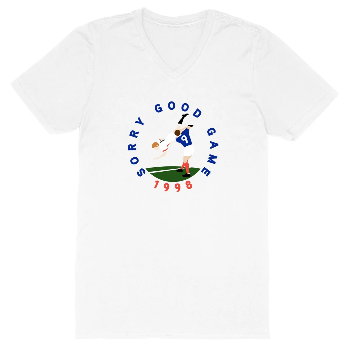 T-shirt Homme - Col V - 100% Coton BIO - Sorry Good Game – Image 2
