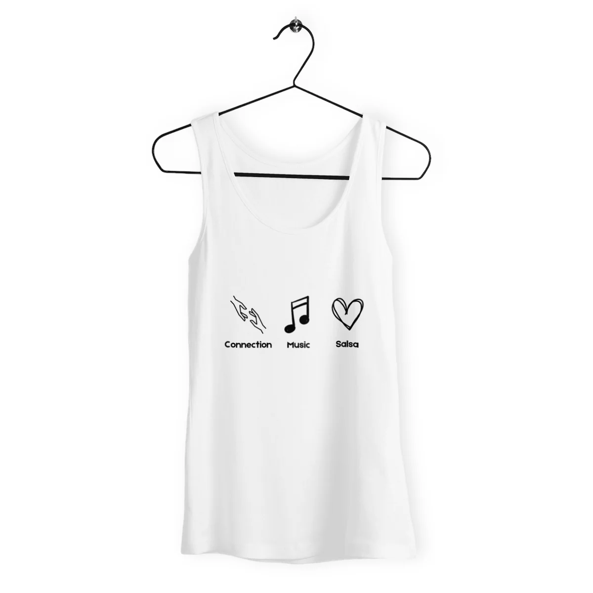 Débardeur ample - Femme - Connection music salsa – Image 2