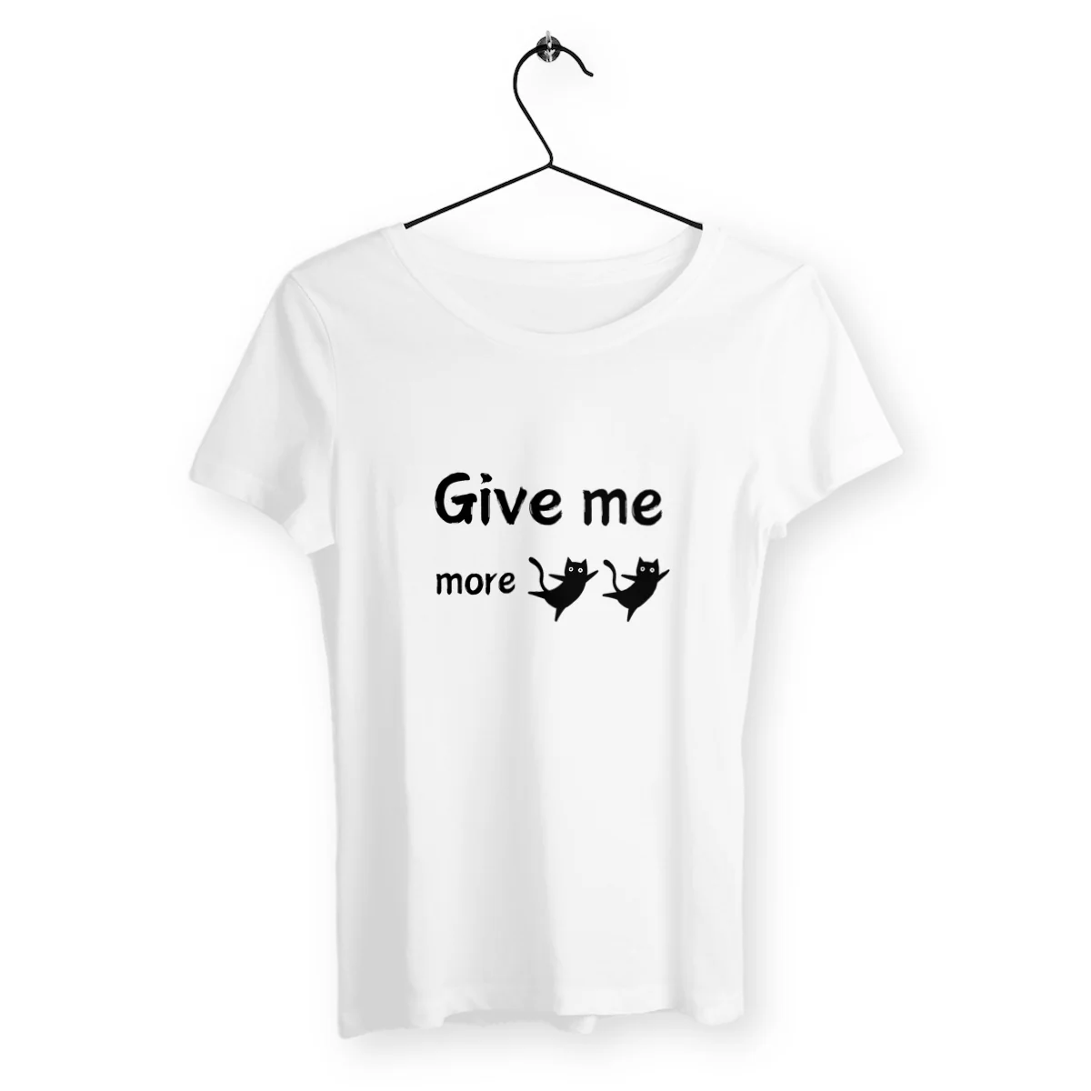 T-shirt léger - Femme - Give me more chat chat – Image 2