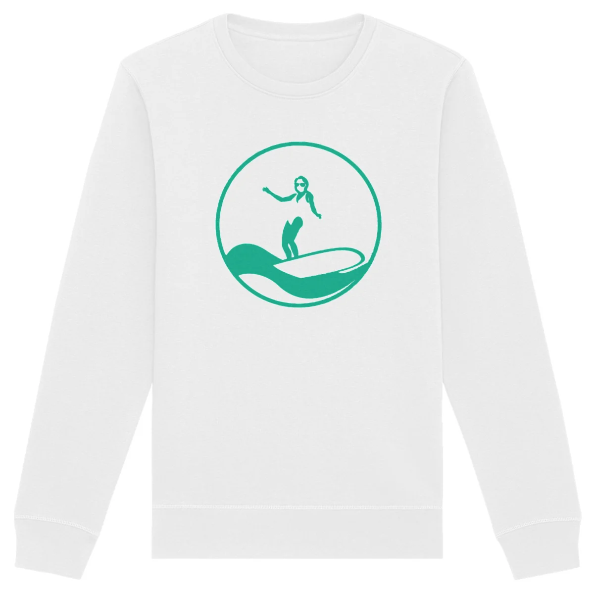 Sweatshirt Femme - Léger - Coton Bio - Surf W – Image 2
